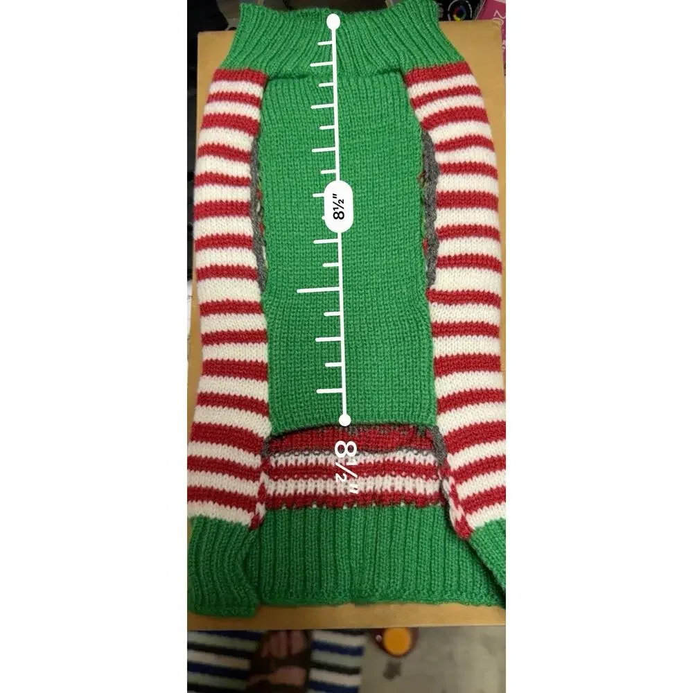 Tengzhi Dog Christmas Sweater Holiday Polar Bear Dog Small